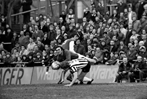 English FA Cup Third round match. Notts County 0 v Arsenal 1