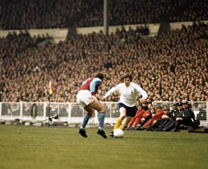 English League Cup Final at Wembley Stadium Tottenham Hotspur 2 v Aston Villa 0
