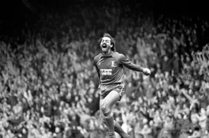 English League Division One match at Anfield Liverpool 1 v Sunderland 0 Bruce