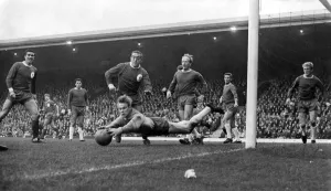 English League Division One match at Anfield Liverpool 4 v Nottingham Forest 0