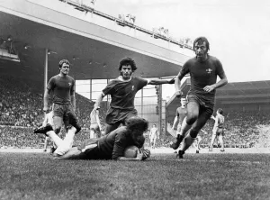 English League Division One match at Anfield Liverpool v Chelsea 0 Chelsea