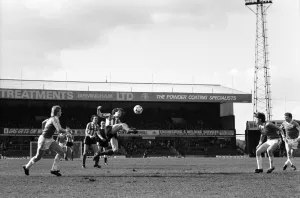 English League Division One match. Birmingham City 2 v Stoke City 1