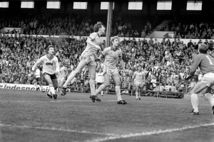 00258 Prints: English League Division Two match. Bolton Wanderers 3 v Newcastle United 1