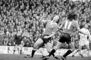 English League Division One match. Crystal Palace 0 v Manchester United 2