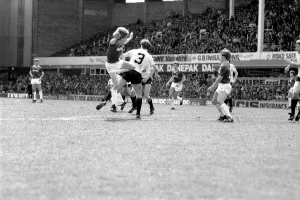 English League Division One match. Everton 1 v Ipswich Town 1. May 1983 MF11-28-049