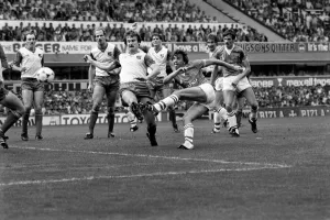 English League Division One match Everton 1 v Stoke City 0 August 1983