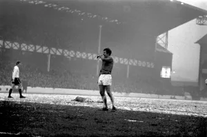 English League Division One match. Everton v. Derby. Joes joy