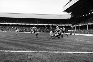 English League Division One match at Goodison Park. Everton 0 v Stoke City 0