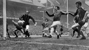 English League Division One match at Goodison Park Everton 0 v Coventry City 0