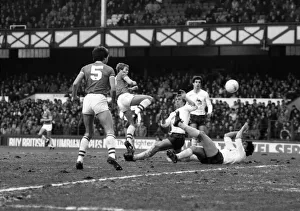 English League Division One match at Goodison Park Everton 2 v Tottenham Hotspur 1