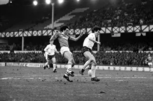 English League Division One match at Goodison Park Everton 2 v Tottenham Hotspur 1