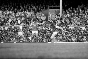 English League Division One match at Highbury. Arsenal 2 v West Ham United 0