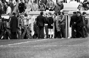 English League Division One match at Highbury. Arsenal 2 v West Ham United 0