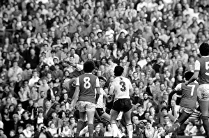 English League Division One match at Highbury. Arsenal 4 v Aston Villa 3
