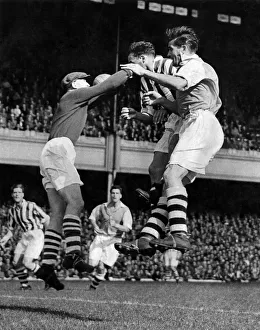 English League Division One match at Highbury Arsenal 0 v Huddersfield Town 0