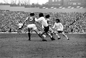 English League Division One match at Highbury Arsenal 1 v Tottenham Hotspur 0