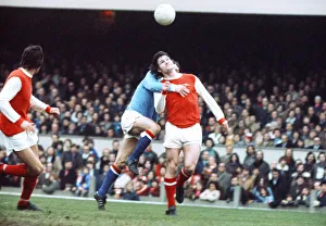 English League Division One match at Highbury Arsenal 2 v Manchester City 0