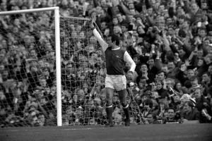 English League Division One match at Highbury Arsenal 4 v Derby County 0