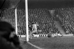 English League Division One match. Liverpool 1 v Manchester City 3