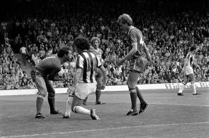 English League Division One match. Liverpool 2 v West Bromwich Albion 0