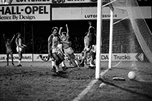 English League Division One match Luton Town 3 v Manchester City 1