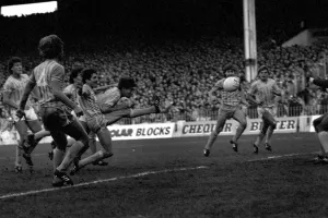 English League Division Two match at Maine Road Manchester City 1 v Sheffield