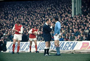 English League Division One match at Maine Road Manchester City 2 v Arsenal 0