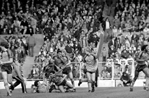 English League Division One match. Manchester City 0 v Luton Town 1. May 1983 MF11-29-040