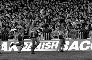 English League Division One match. Manchester City 0 v Luton Town 1. May 1983 MF11-29-046