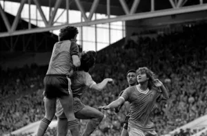 English League Division One match. Manchester City 0 v Luton Town 1. May 1983 MF11-29-066