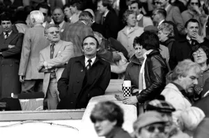 English League Division One match. Manchester City 0 v Luton Town 1. May 1983 MF11-29-010