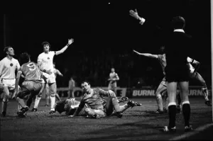 English League Division One match. Manchester City 1 v Aston Villa 0