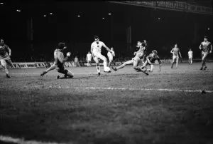English League Division One match. Manchester City 1 v Aston Villa 0