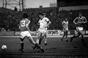 English League Division One match. Nottingham Forest 0 v Liverpool 2