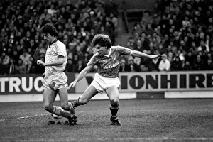English League Division One match. Nottingham Forest 0 v Liverpool 2
