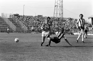 English League Division One match. Notts County 1 v Everton 0