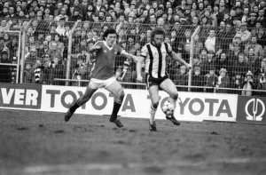 English League Division One match. Notts County 1 v Manchester United 3