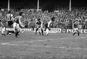 English League Division One match. Notts County 1 v Manchester United 3