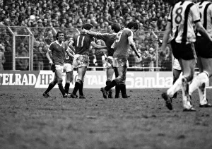 English League Division One match. Notts County 1 v Manchester United 3