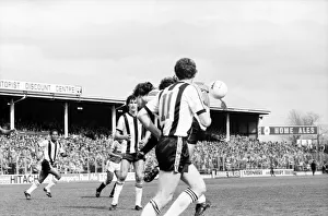English League Division One match. Notts County 3 v Manchester United 2
