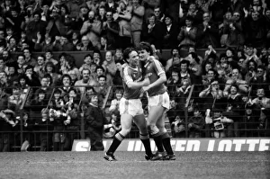 English League Division One match at Old Trafford. Manchester United 4 v Arsenal 0