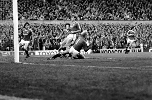 English League Division One match at Old Trafford Manchester United 0 v Everton 1