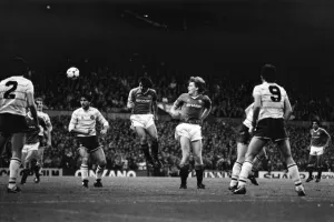 English League Division One match at Old Trafford Manchester United 1 v Aston Villa
