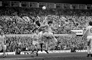 English League Division One match at Old Trafford Manchester United 2 v Nottingham