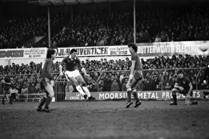 00214 Prints: English League Division Two match. Oldham Athletic 0 v Blackburn Rovers 3