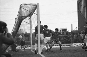 00214 Prints: English League Division Two match. Oldham Athletic 0 v Blackburn Rovers 3