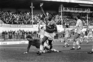 English League Division Two match Oldham Athletic 1 v Chelsea 1 November