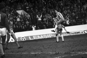 00213 Prints: English League Division Two match. Sheffield Wednesday 3 v Luton Town 3