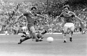 English League Division One match at St. Andrews. Birmingham City 1 v Liverpool 1