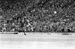 English League Division One match at St. Andrews. Birmingham City 1 v Liverpool 1
